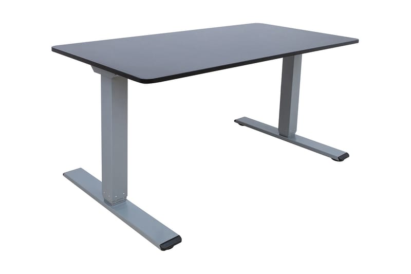 Ergo Optimal Skrivbord med 2 motor 140x80 cm Svart/Grå - Skrivbord
