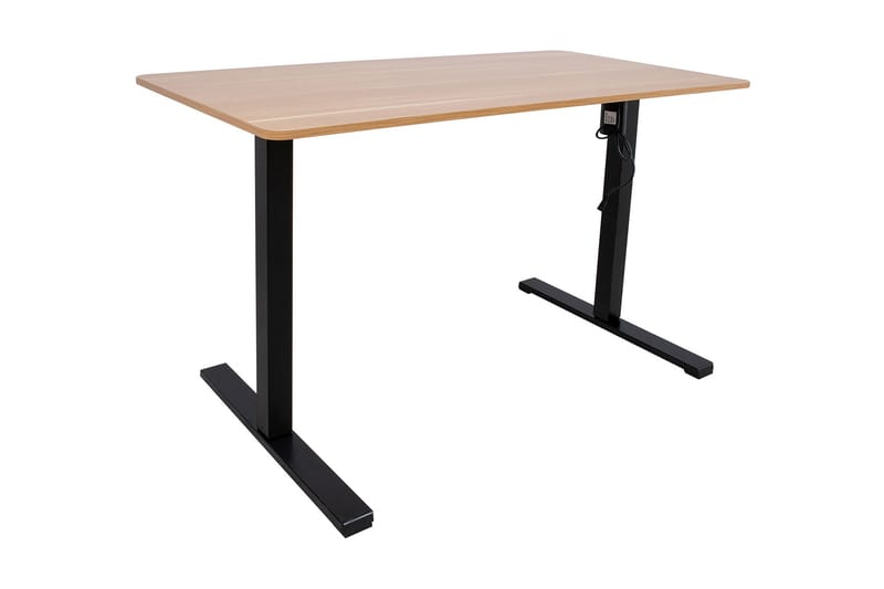 Ergo Optimal Skrivbord med motor 140x70 cm Trä/Svart - Skrivbord