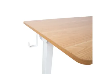 Ergo Skrivbord med 1 motor 120x60 cm Vit/ek - Möbler - Bord & matgrupper - Kontorsbord - Skrivbord - Höj och sänkbart skrivbord