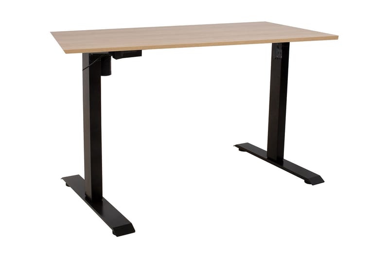 Ergo Skrivbord med en motor 140x70 cm Svart - Möbler - Bord & matgrupper - Kontorsbord - Skrivbord