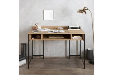 Fagersanna Skrivbord 120 cm med Förvaring Hyllor - Svart - Möbler - Bord & matgrupper - Kontorsbord - Skrivbord