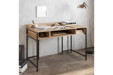 Fagersanna Skrivbord 120 cm med Förvaring Hyllor - Svart - Möbler - Bord & matgrupper - Kontorsbord - Skrivbord