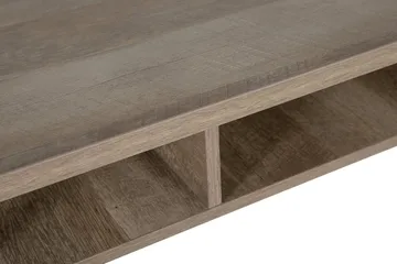 Forresa Skrivbord 120 cm med Förvaring Hylla - Mörkbrun/Svart - Möbler - Bord & matgrupper - Kontorsbord - Skrivbord