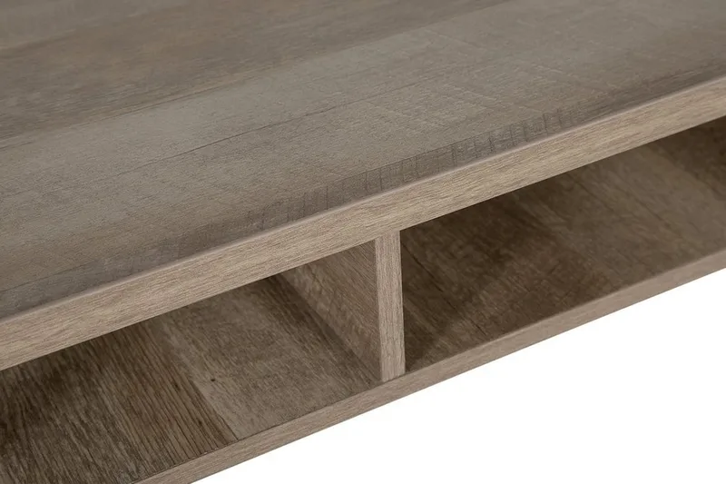 Forresa Skrivbord 120 cm med Förvaring Hylla - Mörkbrun/Svart - Möbler - Bord & matgrupper - Kontorsbord - Skrivbord