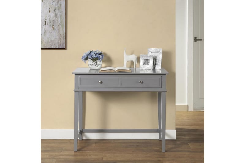 Franklin Skrivbord 90 cm med Förvaring Låda Grå - Dorel Home - Möbler - Bord & matgrupper - Kontorsbord - Skrivbord