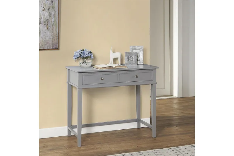 Franklin Skrivbord 90 cm med Förvaring Låda Grå - Dorel Home - Möbler - Bord & matgrupper - Kontorsbord - Skrivbord