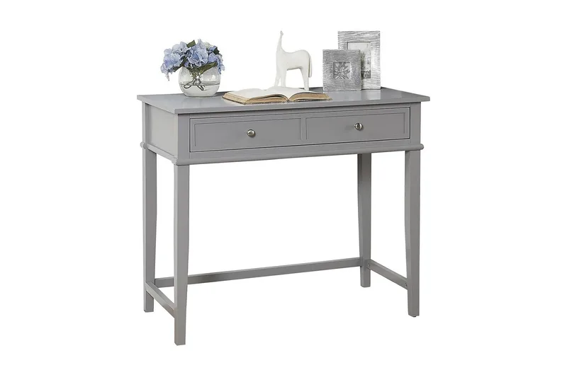 Franklin Skrivbord 90 cm med Förvaring Låda Grå - Dorel Home - Möbler - Bord & matgrupper - Kontorsbord - Skrivbord