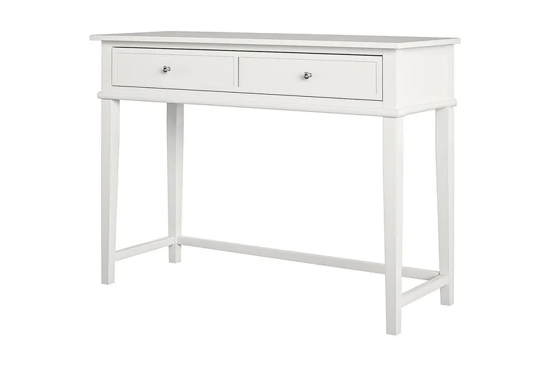 Franklin Skrivbord 90 cm med Förvaring Låda Vit - Dorel Home - Möbler - Bord & matgrupper - Kontorsbord - Skrivbord