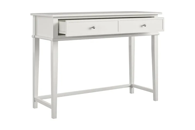 Franklin Skrivbord 90 cm med Förvaring Låda Vit - Dorel Home - Möbler - Bord & matgrupper - Kontorsbord - Skrivbord