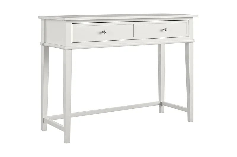 Franklin Skrivbord 90 cm med Förvaring Låda Vit - Dorel Home - Möbler - Bord & matgrupper - Kontorsbord - Skrivbord