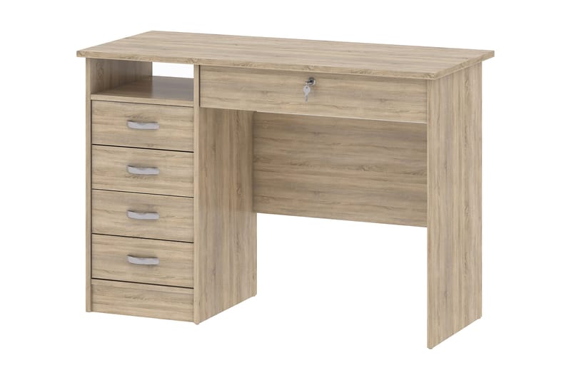 Function Skrivbord 109 cm med Förvaring Lådor + Hylla - Möbler - Bord & matgrupper - Kontorsbord - Skrivbord