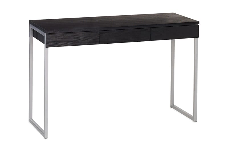 Function Plus Skrivbord 126 cm med Förvaring 3 Lådor - Svart/Ljusgrå - Skrivbord