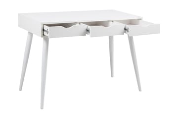 Gradina Skrivbord 110 cm med Förvaring 3 Lådor - Vit - Möbler - Bord & matgrupper - Kontorsbord - Skrivbord