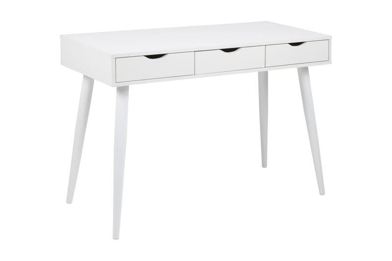 Gradina Skrivbord 110 cm med Förvaring 3 Lådor - Vit - Möbler - Bord & matgrupper - Kontorsbord - Skrivbord