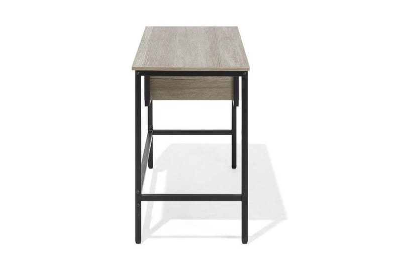 Grantha Skrivbord 120 cm med Förvaring 2 Lådor - Ljusbrun/Svart - Möbler - Bord & matgrupper - Kontorsbord - Skrivbord