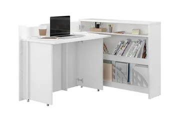 Grianan Skrivbord 136 cm White - Möbler - Bord & matgrupper - Kontorsbord - Skrivbord - Hörnskrivbord