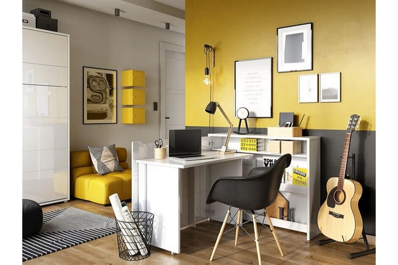 Grianan Skrivbord 136 cm White - Möbler - Bord & matgrupper - Kontorsbord - Skrivbord - Hörnskrivbord