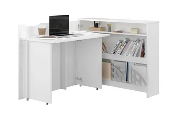 Grianan Skrivbord 136 cm White - Möbler - Bord & matgrupper - Kontorsbord - Skrivbord - Hörnskrivbord