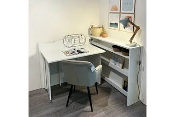 Grianan Skrivbord 136 cm White - Möbler - Bord & matgrupper - Kontorsbord - Skrivbord - Hörnskrivbord