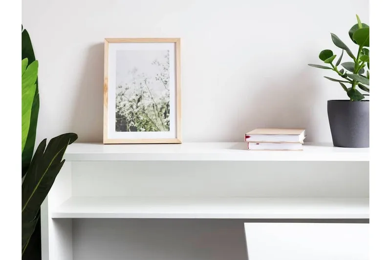 Grianan Skrivbord 136 cm White - Möbler - Bord & matgrupper - Kontorsbord - Skrivbord - Hörnskrivbord