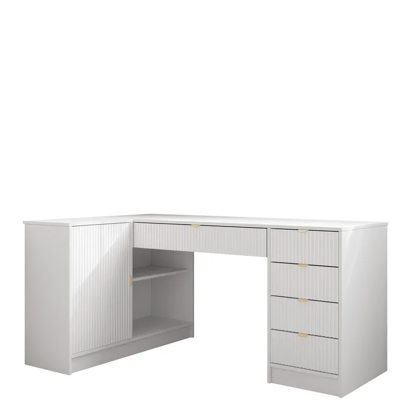 Gudelia Skrivbord 158 cm, vit