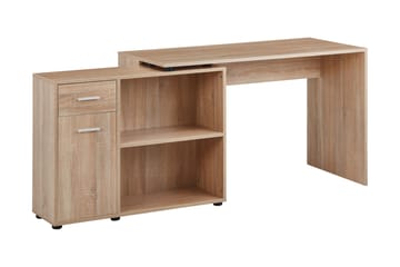 Gulshan Hörnskrivbord 120 cm - Brun/Natur - Möbler - Bord & matgrupper - Kontorsbord - Skrivbord - Hörnskrivbord