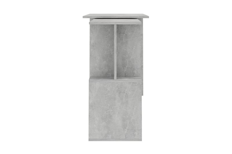 Skrivbord hörn betonggrå 200x50x76 cm spånskiva - Grå - Möbler - Bord & matgrupper - Kontorsbord - Skrivbord - Hörnskrivbord