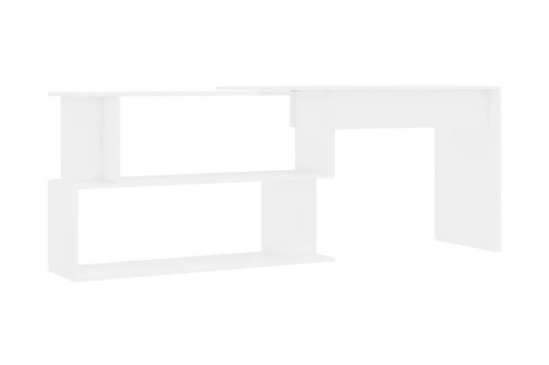 Skrivbord hörn vit 200x50x76 cm spånskiva - Vit - Möbler - Bord & matgrupper - Kontorsbord - Skrivbord - Hörnskrivbord