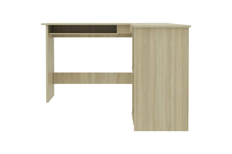 Skrivbord L-format sonoma-ek 120x140x75 cm spånskiva - Brun - Möbler - Bord & matgrupper - Kontorsbord - Skrivbord - Hörnskrivbord