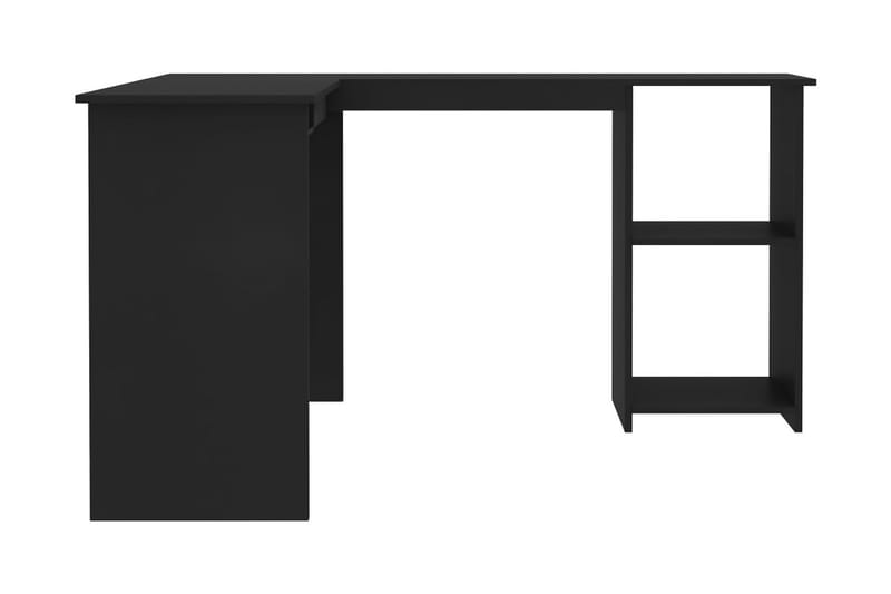 Skrivbord L-format svart 120x140x75 cm spånskiva - Svart - Möbler - Bord & matgrupper - Kontorsbord - Skrivbord - Hörnskrivbord