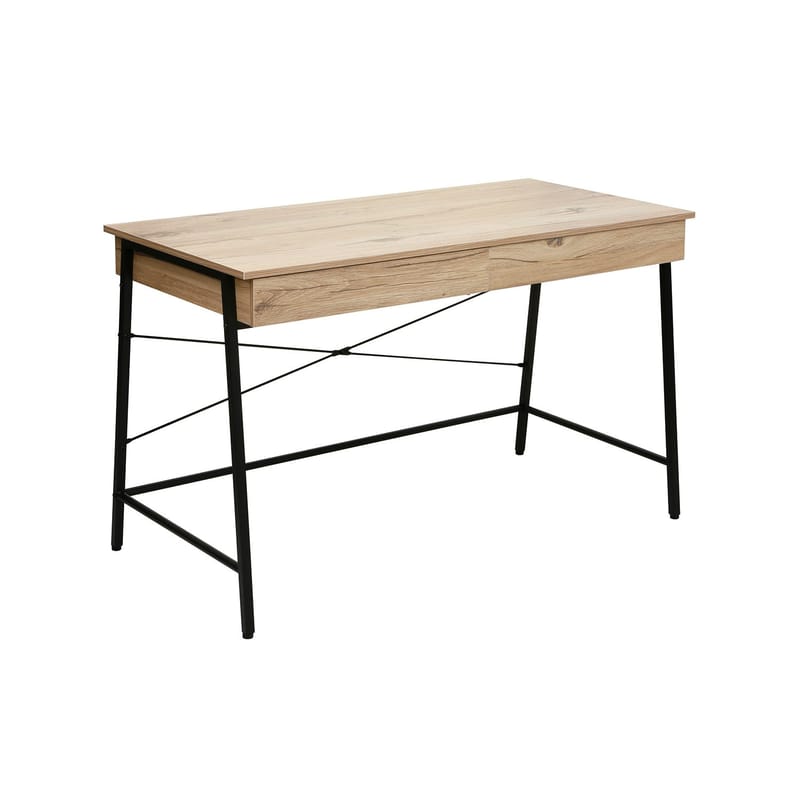 Skrivbord Hannes Rustic Melamine 120x60x76 cm, Brun