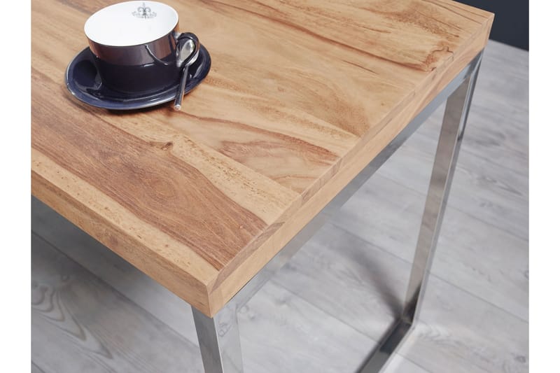 Hayoz Skrivbord 120 cm - Akacia/Krom - Möbler - Bord & matgrupper - Kontorsbord - Skrivbord
