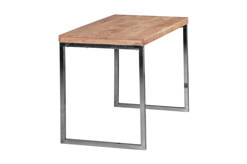 Hayoz Skrivbord 120 cm - Akacia/Krom - Möbler - Bord & matgrupper - Kontorsbord - Skrivbord