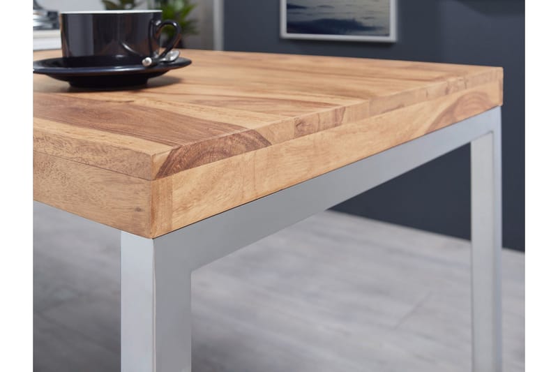 Hayoz Skrivbord 120 cm - Akacia/Krom - Möbler - Bord & matgrupper - Kontorsbord - Skrivbord