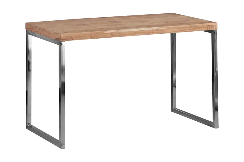 Hayoz Skrivbord 120 cm, Akacia/Krom