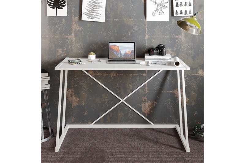 Holmö Skrivbord 120 cm - Vit - Möbler - Bord & matgrupper - Kontorsbord - Skrivbord