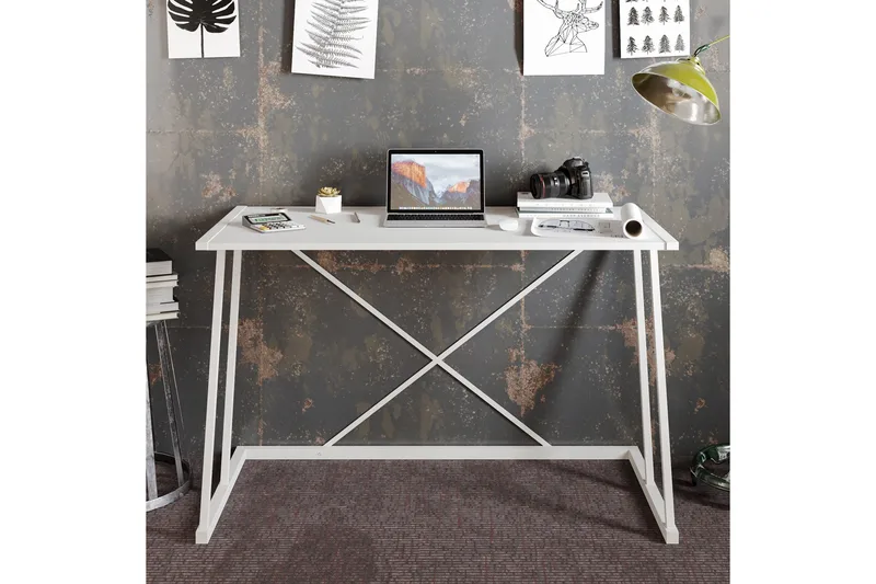 Holmö Skrivbord 120 cm - Vit - Möbler - Bord & matgrupper - Kontorsbord - Skrivbord