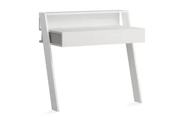 Homitis Väggskrivbord 94 cm med Förvaring Låda + Hylla - Vit - Möbler - Bord & matgrupper - Kontorsbord - Skrivbord