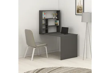 Irbene Väggskrivbord 59 cm med Förvaring Hylla - Antracit - Möbler - Bord & matgrupper - Kontorsbord - Skrivbord