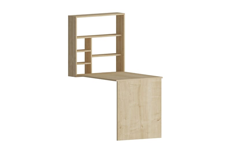 Irbene Väggskrivbord 59 cm med Förvaring Hylla - Natur - Möbler - Bord & matgrupper - Kontorsbord - Skrivbord