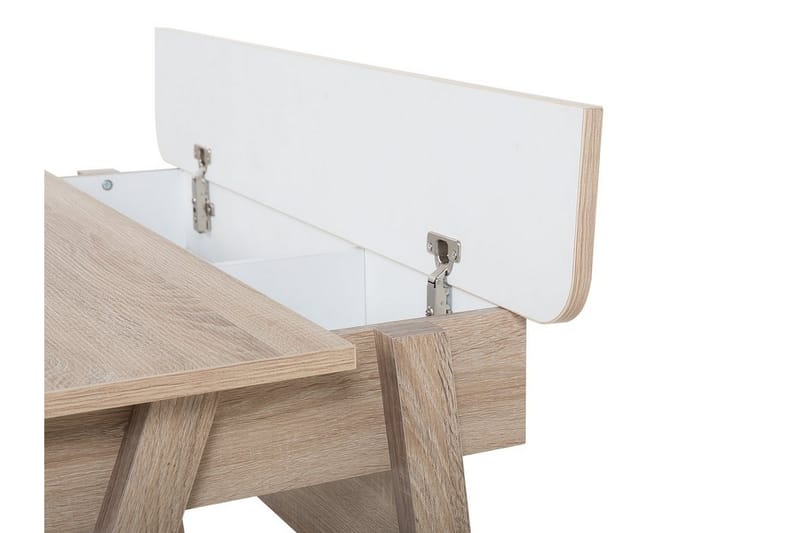 Jackson Skrivbord 110 cm med Förvaring Hylla - Vit - Skrivbord