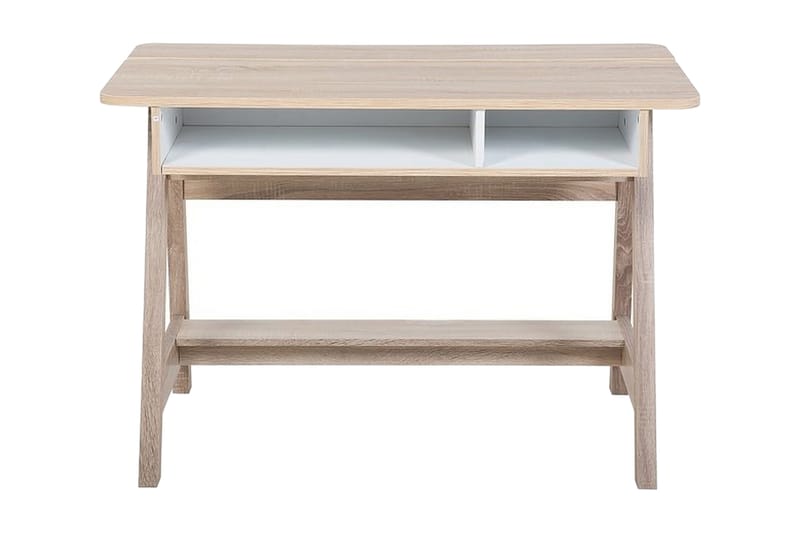 Jackson Skrivbord 110 cm med Förvaring Hylla, Vit