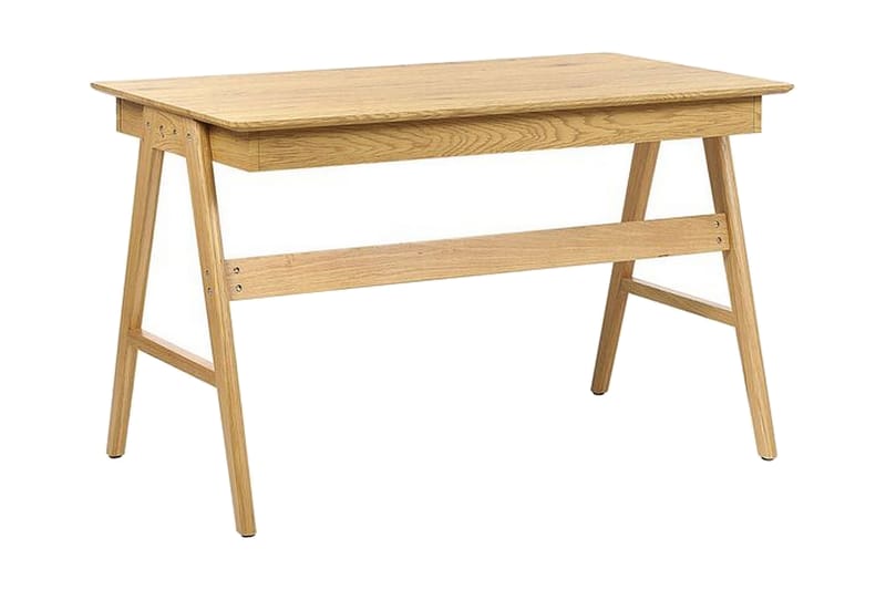 Jahnyia Skrivbord 120 cm 2 Lådor - Ljusbrun - Möbler - Bord & matgrupper - Kontorsbord - Skrivbord
