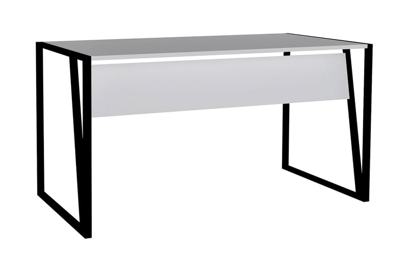 Jarlech Skrivbord 140 cm - Vit/Svart - Skrivbord