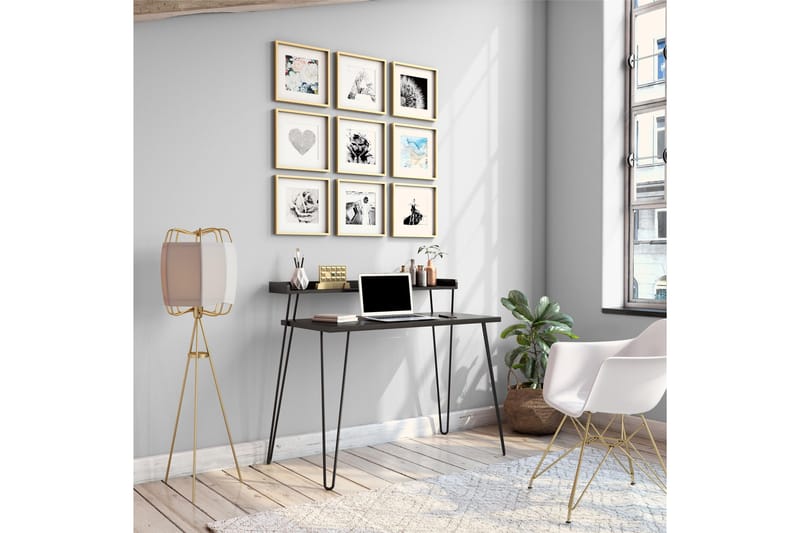 Junpey Skrivbord 114 cm - Svart - Möbler - Bord & matgrupper - Kontorsbord - Skrivbord