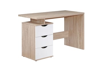 Kaille Rektangulärt Skrivbord med Lådor i Trä - Beige - Möbler - Bord & matgrupper - Kontorsbord - Skrivbord