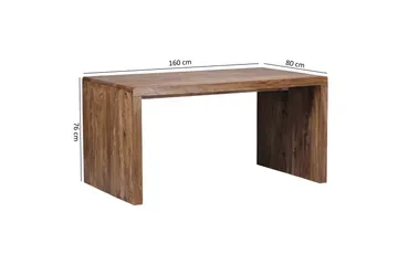 Kanaria Skrivbord 160 cm - Trä/natur - Möbler - Bord & matgrupper - Kontorsbord - Skrivbord