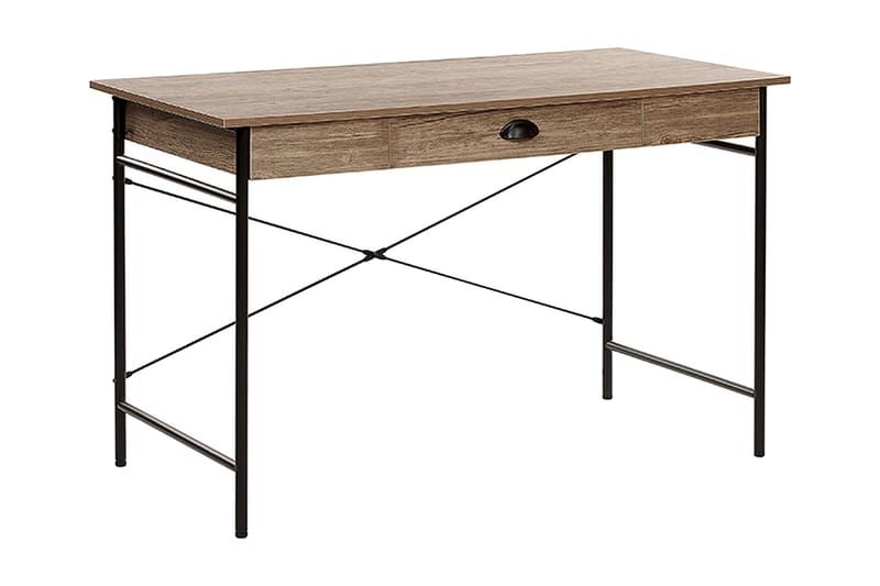 Kataliya Skrivbord 120 cm med Förvaring Låda - Ljust Trä - Möbler - Bord & matgrupper - Kontorsbord - Skrivbord