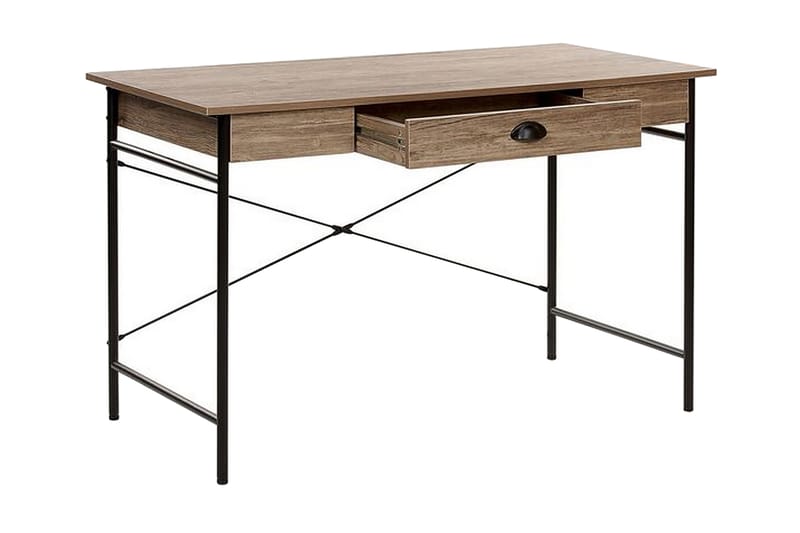 Kataliya Skrivbord 120 cm med Förvaring Låda - Ljust Trä - Möbler - Bord & matgrupper - Kontorsbord - Skrivbord