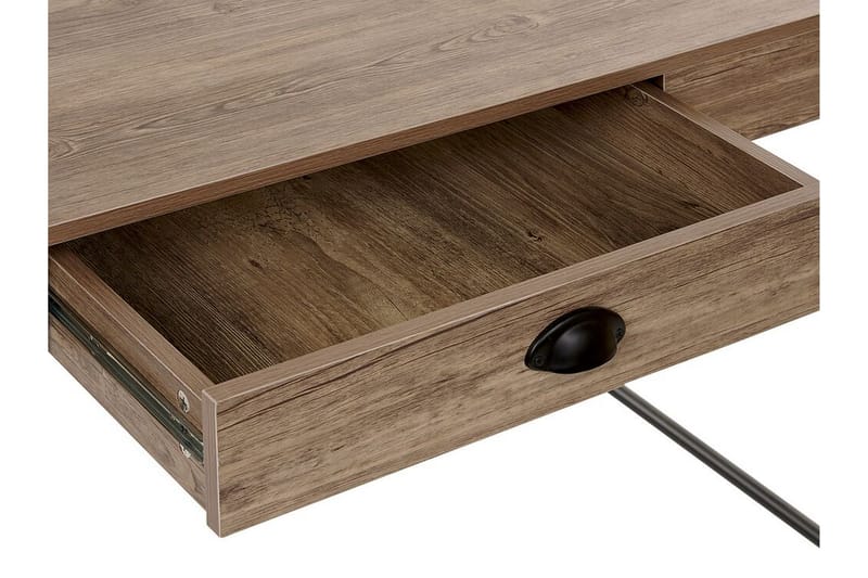 Kataliya Skrivbord 120 cm med Förvaring Låda - Ljust Trä - Möbler - Bord & matgrupper - Kontorsbord - Skrivbord